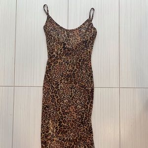 ThNakedTiger Mesh split dress